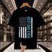 Retro Printed T-shirt With Short Sleeves, Large Size Loose Trendy Men Wear A Half-sleeved Top._viptrois.com