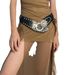 Women's Rhinestone Waist Cincher, Stretch Elastic Belt For Dresses & Coats_viptrois.com