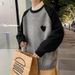 Pure Hong Kong Style Loose Round Neck For Men Korean Version Couple Knitted Sweater Autumn Winter Ins Trendy Brand Versatile_viptrois.com