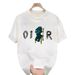 Youth Men Women Pure Cotton Short Sleeve T-Shirt Summer Trendy Street Style Loose Round Neck Top Fashionable Ins Style_viptrois.com