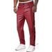 Men's Clothing leather pants men's straight pants large size men's pu leather pants motorcycle trousers_viptrois.com