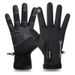 Pulse Warm Men's Autumn And Winter Cold-Proof Anti-Freeze Anti-Static Fleece-Lined Thickened Windproof Waterproof Touchscreen_viptrois.com