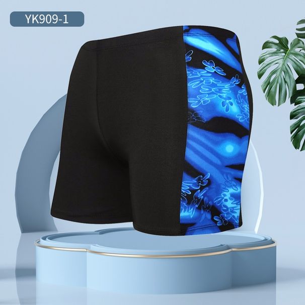 Pulse Men's Anti-Embarrassment Plus Size Fashion Printed Quick-Dry Swimming Beach Spa Boxer Swim Trunks Factory_viptrois.com