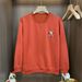 Men's Clothing Trendy Brand Sweatshirt 2025 Autumn New Bear Round Neck Long Sleeved Printed Jacket Couple Style High End Bottoming Shirt For Men_viptrois.com