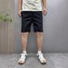 Men's Summer Casual Fashion Solid Color Loose Straight Leg Five Point mid Length Pants Thin Shorts_viptrois.com