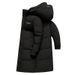 Men's Clothing Winter Down Jacket For Men Winter New Style Long Style Over The Knee Lengthened Thickened Warm Simple Versatile Jacket_viptrois.com