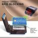 Men's Wallet Card Cases RFID Carbon Fiber Card Holder Microfiber Multi Card Slot Dollar Clip Coin Purse Men's Letter Wallet ID Bag_viptrois.com