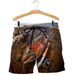 Men's Printed Cycling Off-Road Fishing Lure Shorts Beach Pants Couple Large Size Pocket Shorts_viptrois.com