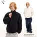 Men's Clothing Color-Block Stand Collar Jacket - Stylish & Versatile Casual Outerwear For Autumn, Windproof & Durable Polyester, Loose Fit Streetwear_viptrois.com