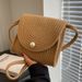 Women's Bags Summer Simple Small Bag For Women New Fashion Net Celebrity Women's Bag Casual Shoulder Bag Versatile Crossbody Woven Bag_viptrois.com