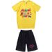 Men's Clothing Casual Short-Sleeved Shorts Suit Manana Sera Bonito Letter Print T-Shirt Suit_viptrois.com