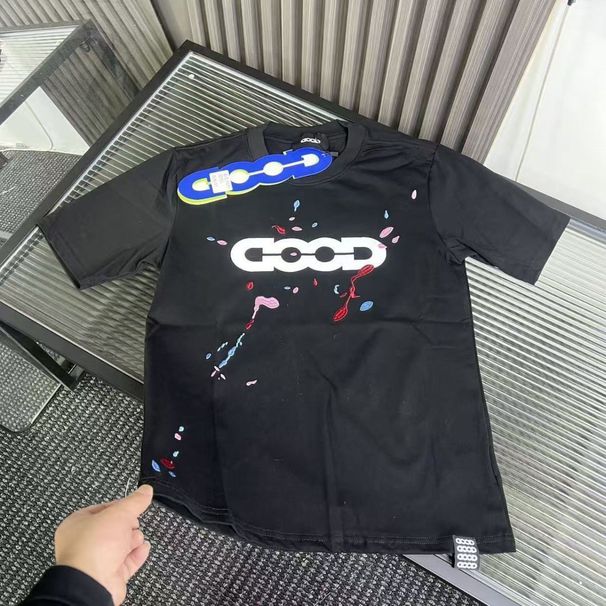 Summer Short-sleeve T-shirt Men, Korean Style Slim Fit Trendy Brand, Popular Online, Pure Cotton Half-sleeve Round Neck_viptrois.com