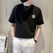 Ruffian Handsome Men's Short-sleeved T-shirt 2025 New Summer Light And Mature Wind Round Neck Front Shoulder Half-sleeved Men's Heavy T-shirt_viptrois.com