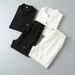 Men's Clothing New Thin Casual Sports Suit Men's Summer High End V Neck Embroidery Slim Short Sleeved Two Piece Suit_viptrois.com