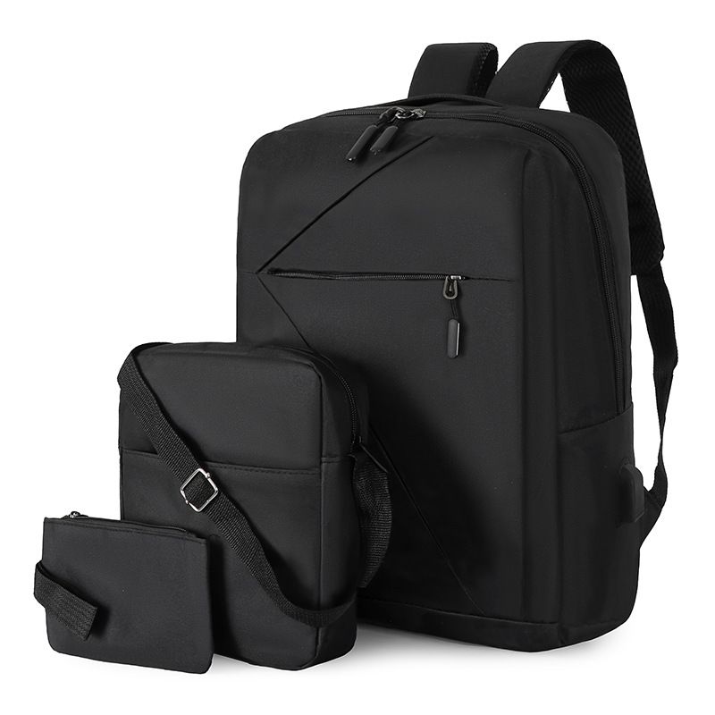 Men's Backpack High School Student Backpack Multifunctional Charging Backpack Men's Computer Bag Backpack Men's Fashion Outdoor Large Capacity_viptrois.com