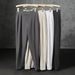 Men's Slim-Fit Hook-and-Loop Ankle Pants - Lightweight Summer Dress Pants With Breathable Fabric, Wrinkle-Free & Comfortable For Casual & Office Wear_viptrois.com