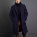 Men's Medium And Long Autumn And Winter Woolen Coat, Warm Youth Coat_viptrois.com