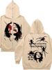 2023 High-End Casual Sports Set For Men Loose Fit Spring And Autumn Season Elegant Spider Print Hooded Sweatshirt_viptrois.com