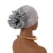 Women's New Large Flower Middle Eastern Headscarf Hat Elegant Fashion Headband Flower Headband Hat_viptrois.com