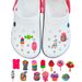 Cute Cartoon Candy Series Shoes Flower Shoe Buckle PVC Soft Rubber Slippers Accessories Decorative Gifts For Children_viptrois.com