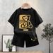 Kid's Clothing Boys' Short Sleeved Cotton T Shirt Summer New Style Little Bear Children's Boy Loose Round Neck Top Trendy Clothes Ins_viptrois.com