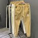 Men's Ice Silk Casual Pants Summer Thin Versatile Harem Sports Loose Fit Jogger Cargo Pants New Style_viptrois.com