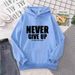 Men's Clothing Women's Winter Hooded Sweatshirt With Letter Print, Fashionable Loose Fit Fleece-Lined Pullover For Casual Wear_viptrois.com