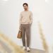 Men's Clothing Wool Blend Crew Neck Sweater - Classic Old Money Style Knit Pullover For Autumn & Winter (White, Black, Brown) | Slim Fit, Breathable_viptrois.com
