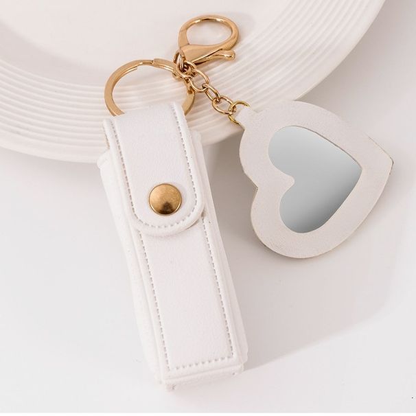 Bag Charms Small Mirror Lipstick Bag Keychain Fashion Small Fragrance Style Pendant Creative Coin Purse Keychain Gift Pendant_viptrois.com