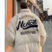 Men's Corduroy Padded Jacket - Winter Streetwear Bomber Coat With Embroidery & Stand Collar, Loose Fit, Warm Fleece Lining (Beige, Grey)_viptrois.com