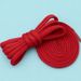 Shoelaces Classic Match 0.6cm Semi-round Solid Color Polyester Shoelaces Small White Shoe Board Shoe Rope_viptrois.com