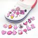 Pink Cute Little Fresh Shoes Flower Shoe Buckle Soft Glue DIY Slippers Sandals Accessories Accessories Accessories_viptrois.com
