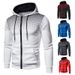 Pure Cross-border New Casual Sports Fitness Men's Zipper Shirt Autumn Winter Sweatshirt Large Stock Available_viptrois.com