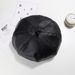 Black PU Leather Baby Pumpkin Korean Style British Artist Cute Children's Beret Hat For Girls_viptrois.com
