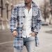 Autumn Winter New Men's Woolen Stand Collar Mid-Length Pocket Casual Coat For Men_viptrois.com