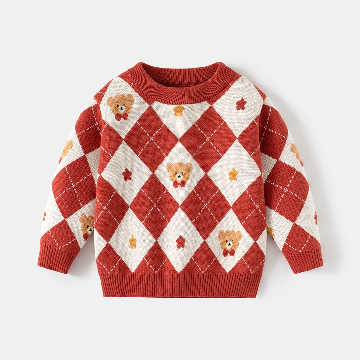 XUANMU Autumn Spring Newborn Infant Baby Boys Girls Sweater Knitted Cotton Long Sleeved Sweater Soft Fashion Baby Clothing XB106_viptrois.com