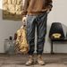 Premium Products New For Men In Spring Autumn, Trendy Brand, Loose Fitting And Ankle Tied Casual Pants, Workwear Pants_viptrois.com