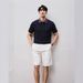 Light Business Old Money Style Color-blocked Polo Shirt For Men, New Summer Casual Easy-care Short-sleeve T-shirt With A_viptrois.com