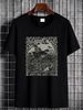 Witch Riding Wolf T Shirt The Slavic Folklore Folk Horror WitchcrafT Pagan HexennachT Wicca Designer Clothes Unisex Summer Slightly_viptrois.com
