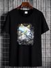 JUMPING SNOOK - Angler Fishing Lake Fisher - Unisex T-Shirt Casual Top For Everyday Wear Streetwear Homme Versatile Stretched Designer Clothes_viptrois.com