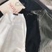 Men's Clothing Spring And Summer Five Quarter Sleeves Mid Sleeve Shirt Handsome Loose Shirt Feeling Three Quarter Sleeves_viptrois.com