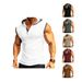 Men's Clothing Summer Vest Heavy Hooded Waistcoat Trendy Brand Casual Sleeveless T Shirt_viptrois.com
