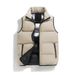 Men's Lightweight Graphene Cotton Vest, Slim Fit Winter Warm Sleeveless Jacket For Casual & Outdoor_viptrois.com