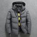 Winter Short Detachable Hat Youth Men's Outdoor Work Attire White Duck Down Jacket Casual Standing Collar_viptrois.com