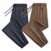 Men's Breathable Jogger Pants With Adjustable Drawstring Waist, Lightweight & Comfortable For Casual & Sports Wear (Black, Blue, Brown, Gray)_viptrois.com
