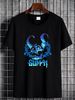 Sum 41 Blue Demon Punk Rock 2 Sided Tour Dates T Shirt Tultex Mens Sz L EUC Unisex Stretched Soft Breathable Summer Comfortable Casual Stylish_viptrois.com