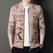 Loom 2022 High-end Autumn Winter Letter Thickened Mink Wool Cardigan New Knitted Sweater Men's Jacket_viptrois.com