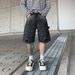 Men's Clothing High Street Full Diamond Denim Shorts Ink Splashed Dyed Gradient Cropped Pants Summer New Trendy Brand Men's Casual Pants_viptrois.com