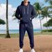 Heavyweight Fleece-Lined Hoodie Jogger Set – Winter-Ready Workwear & Streetwear (Black/Navy/Grey/White)_viptrois.com