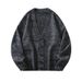Loom Cross-Border Foreign Trade European American Autumn And Winter Versatile Loose V-Neck Cardigan Knitted Men's Sweater_viptrois.com